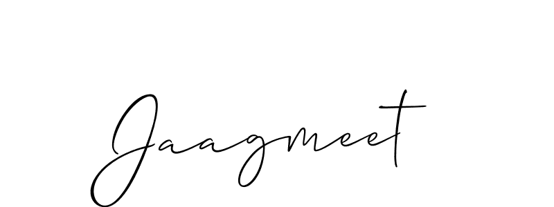 How to make Jaagmeet signature? Allison_Script is a professional autograph style. Create handwritten signature for Jaagmeet name. Jaagmeet signature style 2 images and pictures png