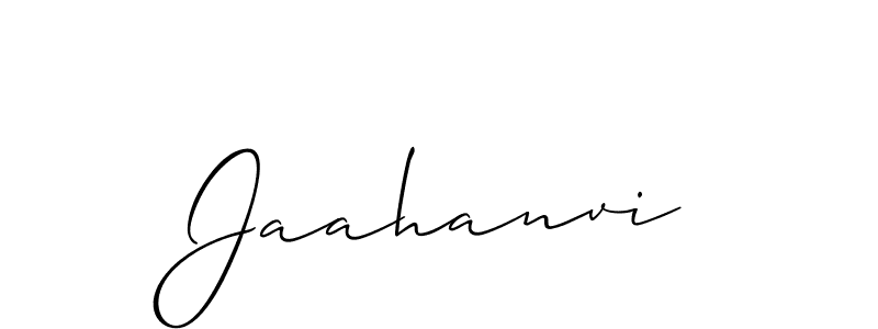 Also we have Jaahanvi name is the best signature style. Create professional handwritten signature collection using Allison_Script autograph style. Jaahanvi signature style 2 images and pictures png