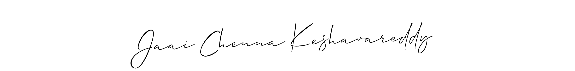 You should practise on your own different ways (Allison_Script) to write your name (Jaai Chenna Keshavareddy) in signature. don't let someone else do it for you. Jaai Chenna Keshavareddy signature style 2 images and pictures png