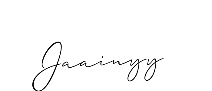 Make a beautiful signature design for name Jaainyy. Use this online signature maker to create a handwritten signature for free. Jaainyy signature style 2 images and pictures png
