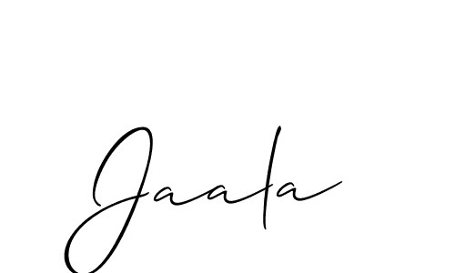 Similarly Allison_Script is the best handwritten signature design. Signature creator online .You can use it as an online autograph creator for name Jaala. Jaala signature style 2 images and pictures png