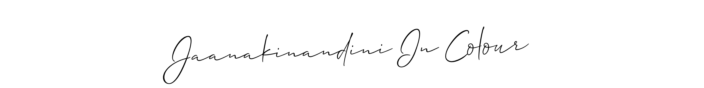 Check out images of Autograph of Jaanakinandini In Colour name. Actor Jaanakinandini In Colour Signature Style. Allison_Script is a professional sign style online. Jaanakinandini In Colour signature style 2 images and pictures png