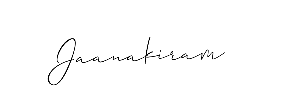 It looks lik you need a new signature style for name Jaanakiram. Design unique handwritten (Allison_Script) signature with our free signature maker in just a few clicks. Jaanakiram signature style 2 images and pictures png