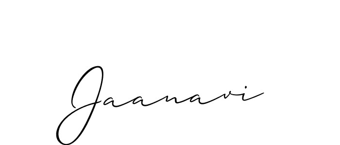 You should practise on your own different ways (Allison_Script) to write your name (Jaanavi) in signature. don't let someone else do it for you. Jaanavi signature style 2 images and pictures png