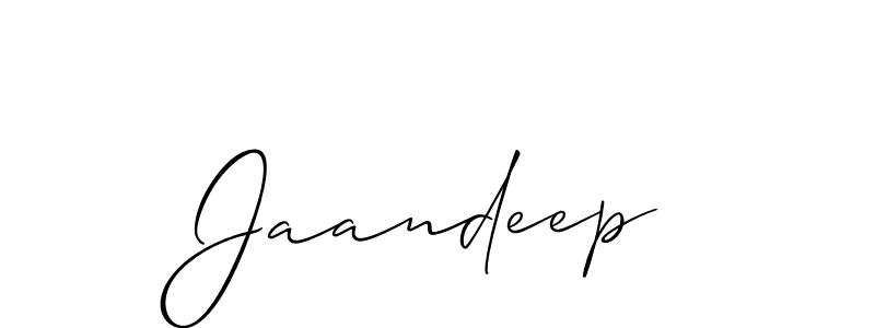 Make a short Jaandeep signature style. Manage your documents anywhere anytime using Allison_Script. Create and add eSignatures, submit forms, share and send files easily. Jaandeep signature style 2 images and pictures png