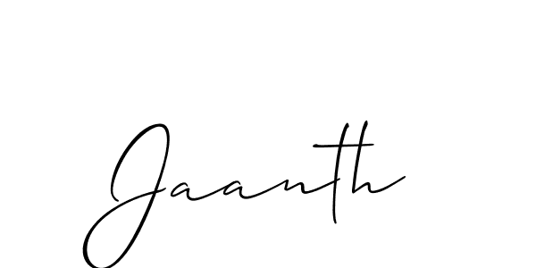 Also You can easily find your signature by using the search form. We will create Jaanth name handwritten signature images for you free of cost using Allison_Script sign style. Jaanth signature style 2 images and pictures png