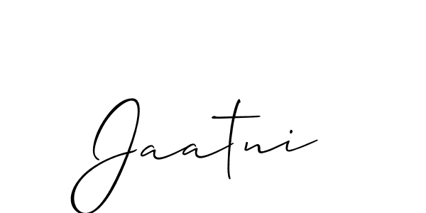 Best and Professional Signature Style for Jaatni. Allison_Script Best Signature Style Collection. Jaatni signature style 2 images and pictures png