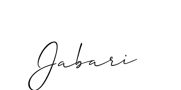 You should practise on your own different ways (Allison_Script) to write your name (Jabari) in signature. don't let someone else do it for you. Jabari signature style 2 images and pictures png