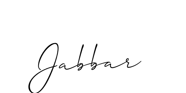 You should practise on your own different ways (Allison_Script) to write your name (Jabbar) in signature. don't let someone else do it for you. Jabbar signature style 2 images and pictures png