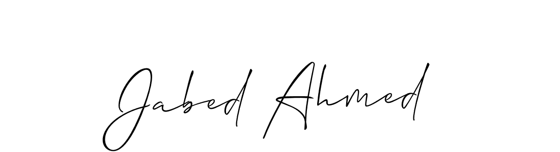 You can use this online signature creator to create a handwritten signature for the name Jabed Ahmed. This is the best online autograph maker. Jabed Ahmed signature style 2 images and pictures png