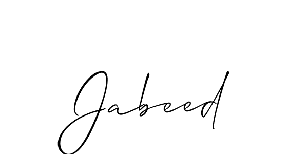 Similarly Allison_Script is the best handwritten signature design. Signature creator online .You can use it as an online autograph creator for name Jabeed. Jabeed signature style 2 images and pictures png