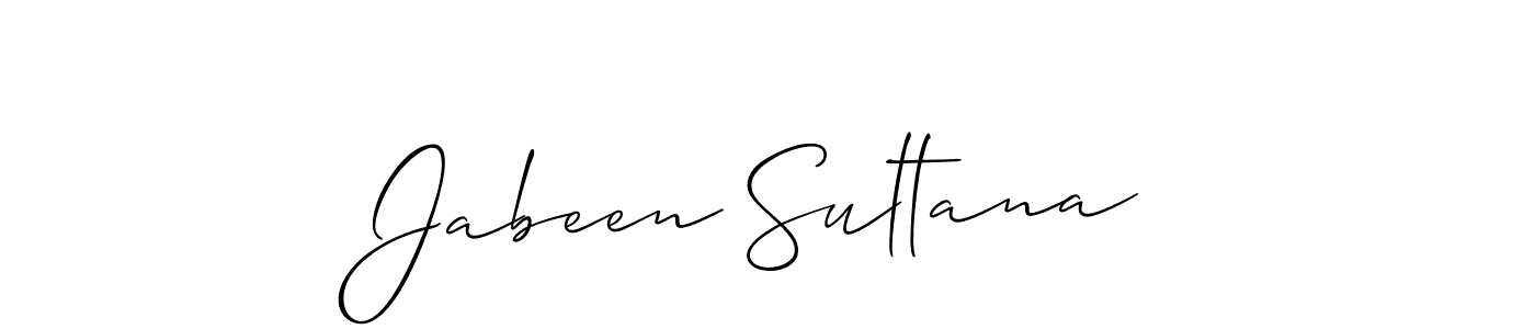 Also You can easily find your signature by using the search form. We will create Jabeen Sultana name handwritten signature images for you free of cost using Allison_Script sign style. Jabeen Sultana signature style 2 images and pictures png