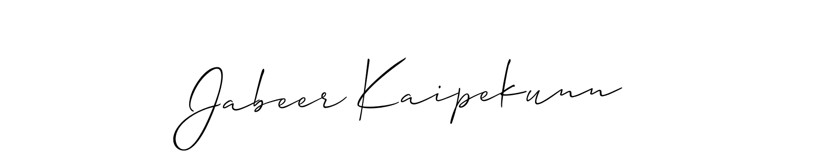 Here are the top 10 professional signature styles for the name Jabeer Kaipekunn. These are the best autograph styles you can use for your name. Jabeer Kaipekunn signature style 2 images and pictures png
