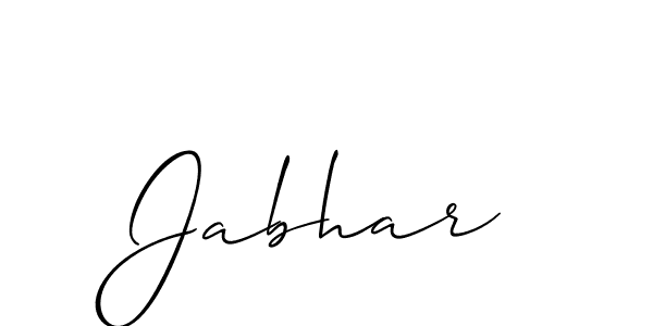 Also we have Jabhar name is the best signature style. Create professional handwritten signature collection using Allison_Script autograph style. Jabhar signature style 2 images and pictures png