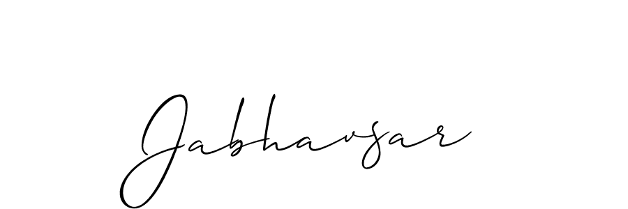 It looks lik you need a new signature style for name Jabhavsar. Design unique handwritten (Allison_Script) signature with our free signature maker in just a few clicks. Jabhavsar signature style 2 images and pictures png