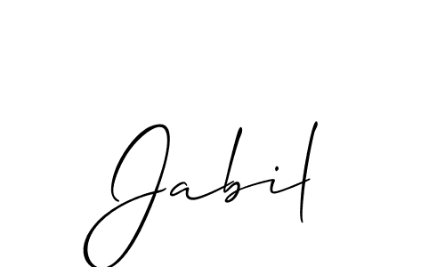 How to make Jabil signature? Allison_Script is a professional autograph style. Create handwritten signature for Jabil name. Jabil signature style 2 images and pictures png