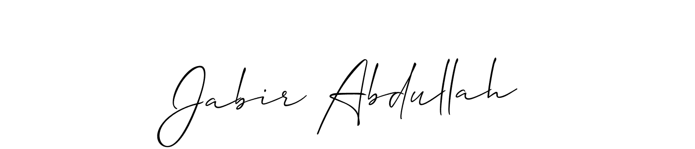 Also You can easily find your signature by using the search form. We will create Jabir Abdullah name handwritten signature images for you free of cost using Allison_Script sign style. Jabir Abdullah signature style 2 images and pictures png