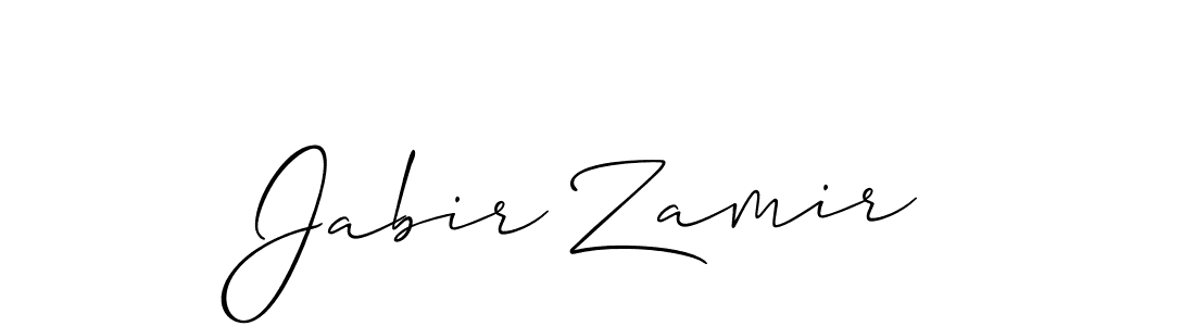 How to Draw Jabir Zamir signature style? Allison_Script is a latest design signature styles for name Jabir Zamir. Jabir Zamir signature style 2 images and pictures png