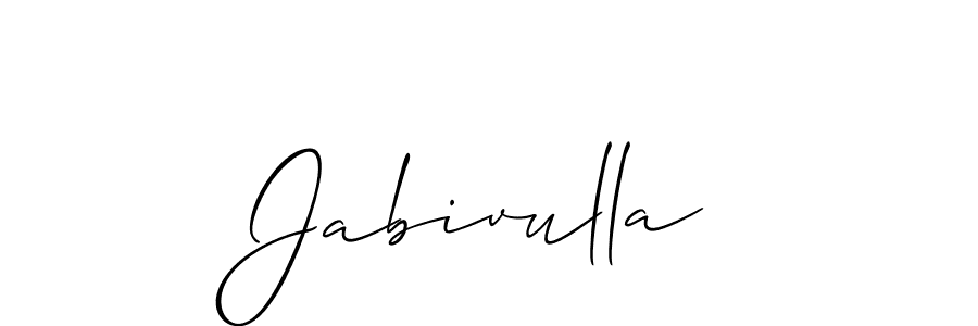 Once you've used our free online signature maker to create your best signature Allison_Script style, it's time to enjoy all of the benefits that Jabivulla name signing documents. Jabivulla signature style 2 images and pictures png