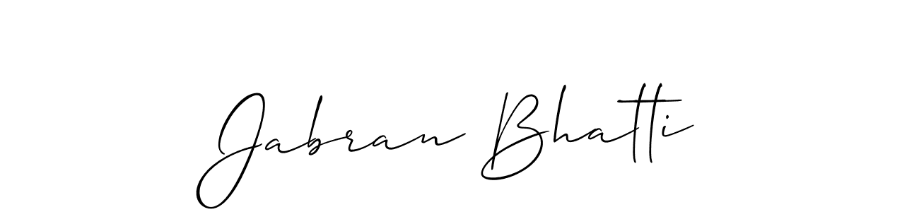 Similarly Allison_Script is the best handwritten signature design. Signature creator online .You can use it as an online autograph creator for name Jabran Bhatti. Jabran Bhatti signature style 2 images and pictures png
