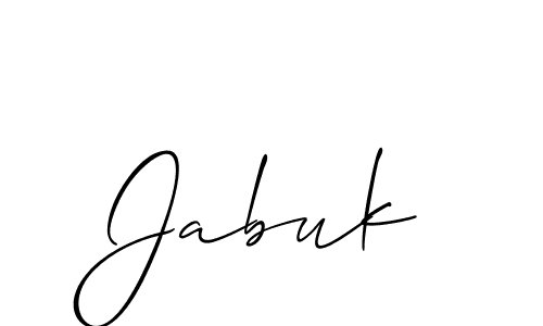 It looks lik you need a new signature style for name Jabuk. Design unique handwritten (Allison_Script) signature with our free signature maker in just a few clicks. Jabuk signature style 2 images and pictures png