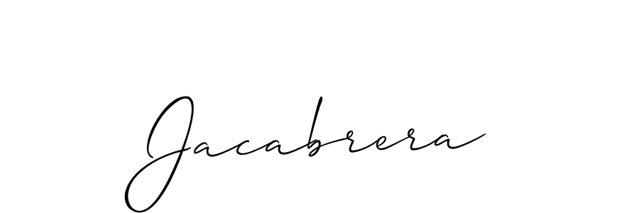 if you are searching for the best signature style for your name Jacabrera. so please give up your signature search. here we have designed multiple signature styles  using Allison_Script. Jacabrera signature style 2 images and pictures png