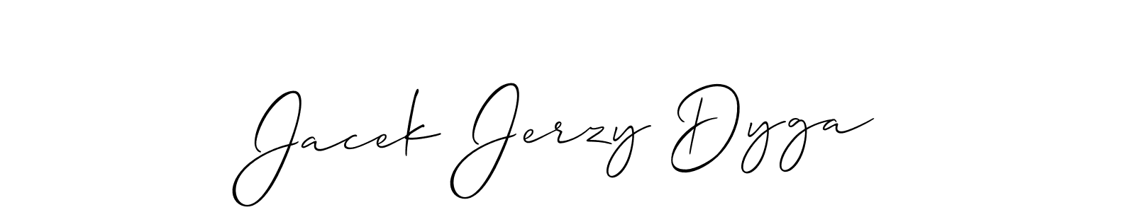 Make a short Jacek Jerzy Dyga signature style. Manage your documents anywhere anytime using Allison_Script. Create and add eSignatures, submit forms, share and send files easily. Jacek Jerzy Dyga signature style 2 images and pictures png