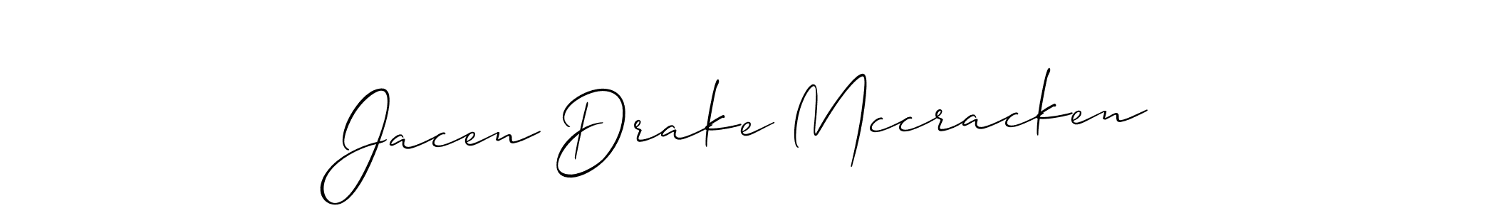 Once you've used our free online signature maker to create your best signature Allison_Script style, it's time to enjoy all of the benefits that Jacen Drake Mccracken name signing documents. Jacen Drake Mccracken signature style 2 images and pictures png