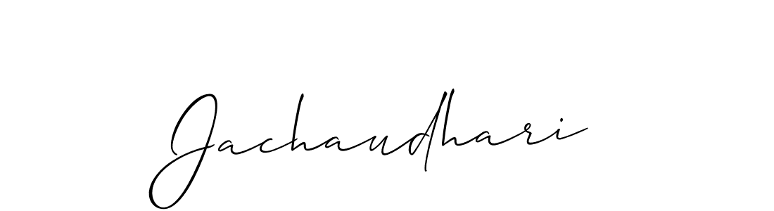 Similarly Allison_Script is the best handwritten signature design. Signature creator online .You can use it as an online autograph creator for name Jachaudhari. Jachaudhari signature style 2 images and pictures png