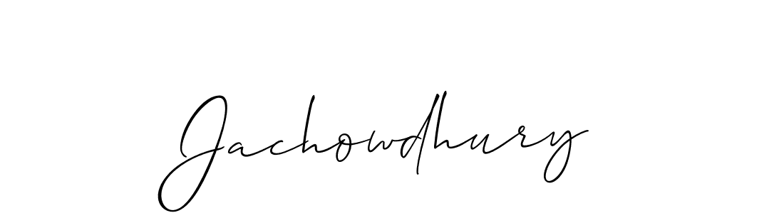 Also we have Jachowdhury name is the best signature style. Create professional handwritten signature collection using Allison_Script autograph style. Jachowdhury signature style 2 images and pictures png