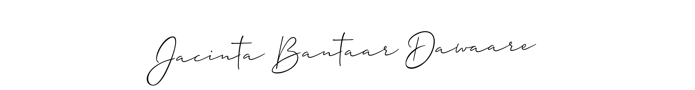 Also we have Jacinta Bantaar Dawaare name is the best signature style. Create professional handwritten signature collection using Allison_Script autograph style. Jacinta Bantaar Dawaare signature style 2 images and pictures png