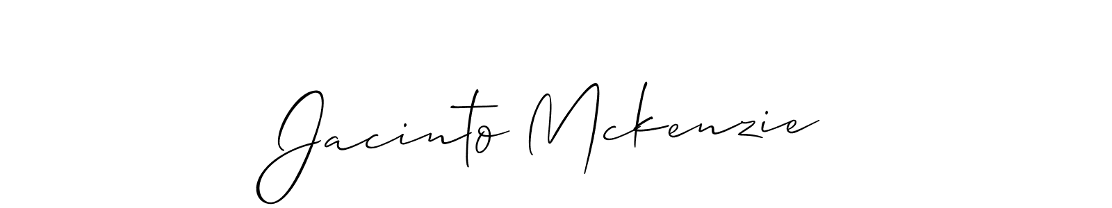 Once you've used our free online signature maker to create your best signature Allison_Script style, it's time to enjoy all of the benefits that Jacinto Mckenzie name signing documents. Jacinto Mckenzie signature style 2 images and pictures png