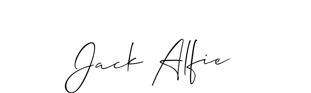 Also You can easily find your signature by using the search form. We will create Jack Alfie name handwritten signature images for you free of cost using Allison_Script sign style. Jack Alfie signature style 2 images and pictures png