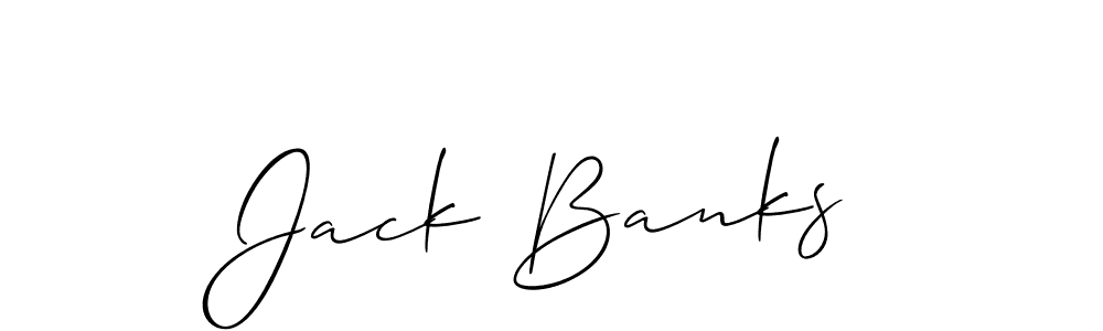 Best and Professional Signature Style for Jack Banks. Allison_Script Best Signature Style Collection. Jack Banks signature style 2 images and pictures png