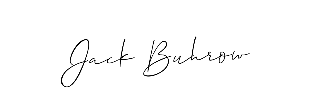 It looks lik you need a new signature style for name Jack Buhrow. Design unique handwritten (Allison_Script) signature with our free signature maker in just a few clicks. Jack Buhrow signature style 2 images and pictures png