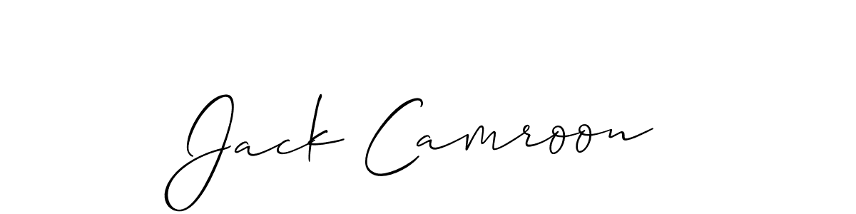 Create a beautiful signature design for name Jack Camroon. With this signature (Allison_Script) fonts, you can make a handwritten signature for free. Jack Camroon signature style 2 images and pictures png