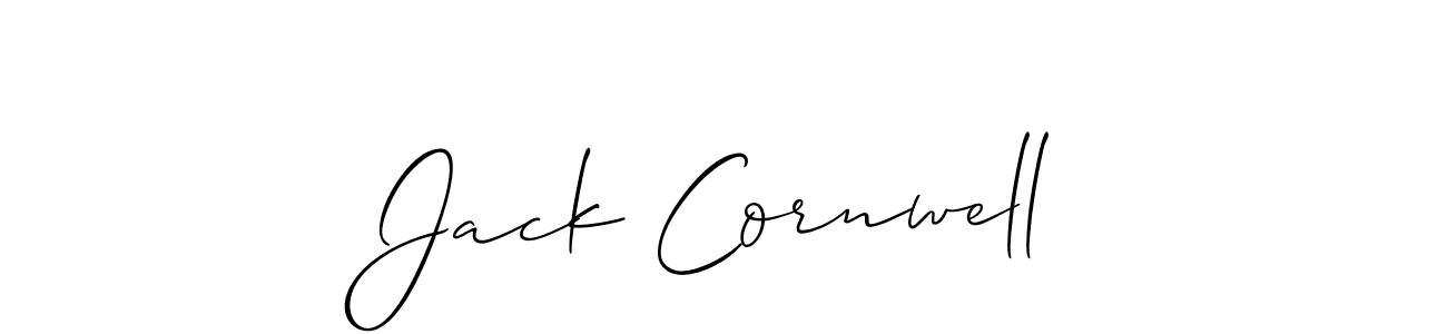How to make Jack Cornwell name signature. Use Allison_Script style for creating short signs online. This is the latest handwritten sign. Jack Cornwell signature style 2 images and pictures png