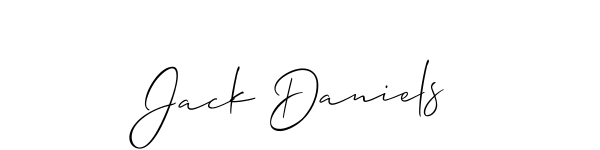 How to make Jack Daniels name signature. Use Allison_Script style for creating short signs online. This is the latest handwritten sign. Jack Daniels signature style 2 images and pictures png