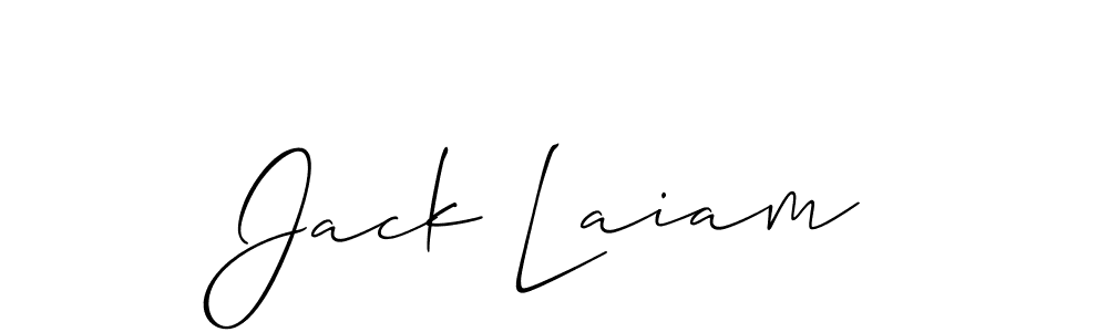 Jack Laiam stylish signature style. Best Handwritten Sign (Allison_Script) for my name. Handwritten Signature Collection Ideas for my name Jack Laiam. Jack Laiam signature style 2 images and pictures png