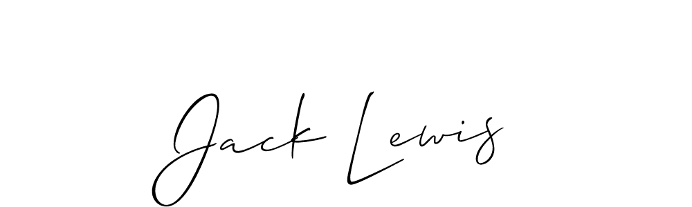 Design your own signature with our free online signature maker. With this signature software, you can create a handwritten (Allison_Script) signature for name Jack Lewis. Jack Lewis signature style 2 images and pictures png