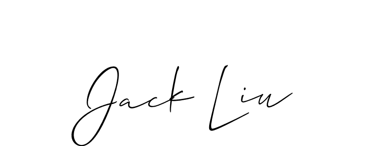 Make a beautiful signature design for name Jack Liu. Use this online signature maker to create a handwritten signature for free. Jack Liu signature style 2 images and pictures png