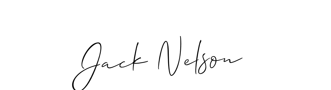 Design your own signature with our free online signature maker. With this signature software, you can create a handwritten (Allison_Script) signature for name Jack Nelson. Jack Nelson signature style 2 images and pictures png