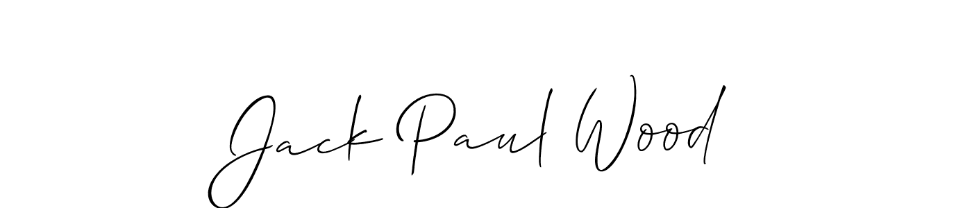 Make a beautiful signature design for name Jack Paul Wood. With this signature (Allison_Script) style, you can create a handwritten signature for free. Jack Paul Wood signature style 2 images and pictures png