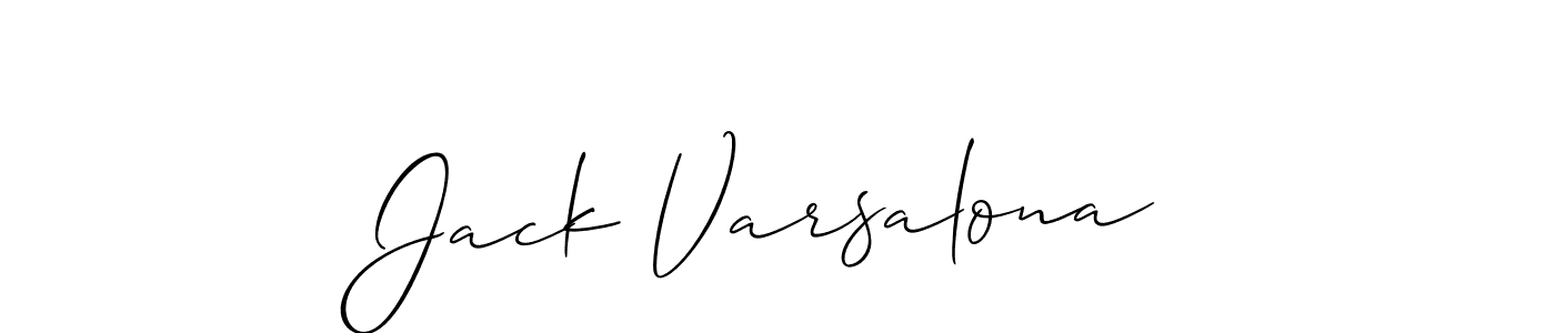 Also You can easily find your signature by using the search form. We will create Jack Varsalona name handwritten signature images for you free of cost using Allison_Script sign style. Jack Varsalona signature style 2 images and pictures png