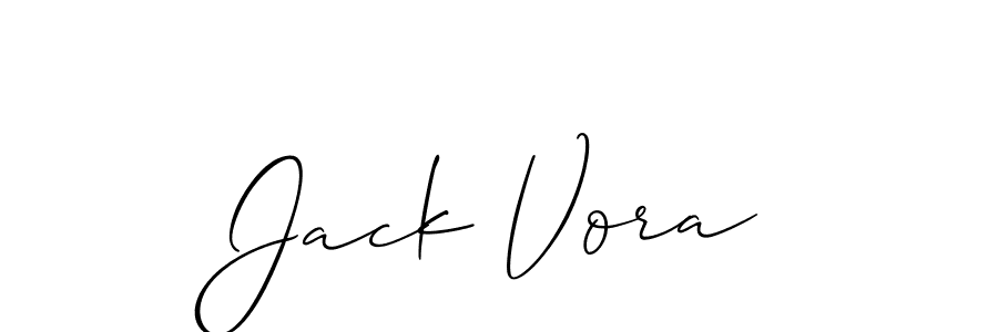 Design your own signature with our free online signature maker. With this signature software, you can create a handwritten (Allison_Script) signature for name Jack Vora. Jack Vora signature style 2 images and pictures png