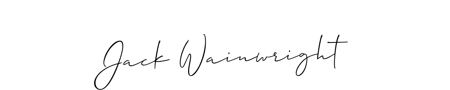 The best way (Allison_Script) to make a short signature is to pick only two or three words in your name. The name Jack Wainwright include a total of six letters. For converting this name. Jack Wainwright signature style 2 images and pictures png