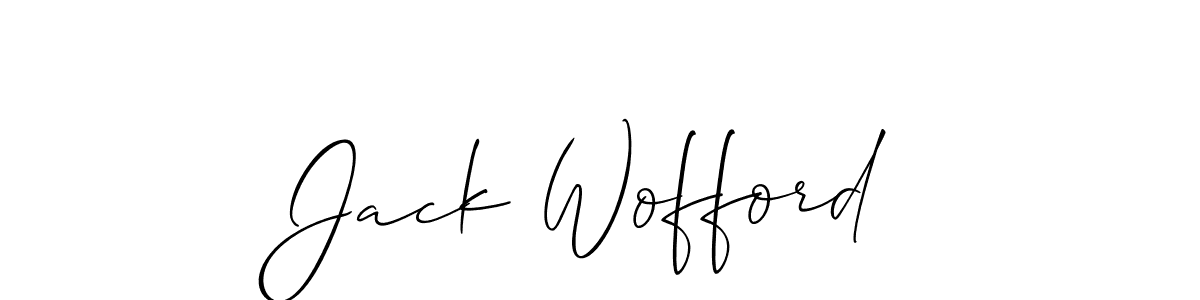 How to make Jack Wofford signature? Allison_Script is a professional autograph style. Create handwritten signature for Jack Wofford name. Jack Wofford signature style 2 images and pictures png