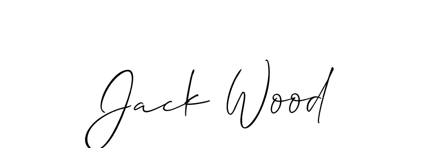 How to make Jack Wood signature? Allison_Script is a professional autograph style. Create handwritten signature for Jack Wood name. Jack Wood signature style 2 images and pictures png