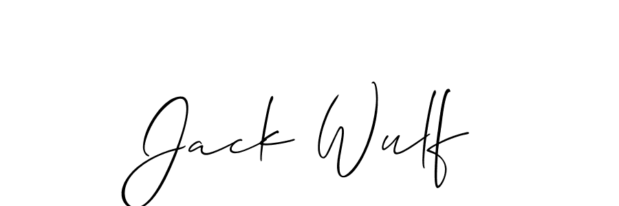 Create a beautiful signature design for name Jack Wulf. With this signature (Allison_Script) fonts, you can make a handwritten signature for free. Jack Wulf signature style 2 images and pictures png