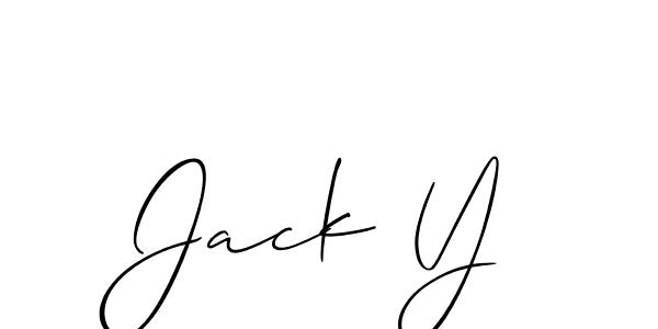 Use a signature maker to create a handwritten signature online. With this signature software, you can design (Allison_Script) your own signature for name Jack Y. Jack Y signature style 2 images and pictures png